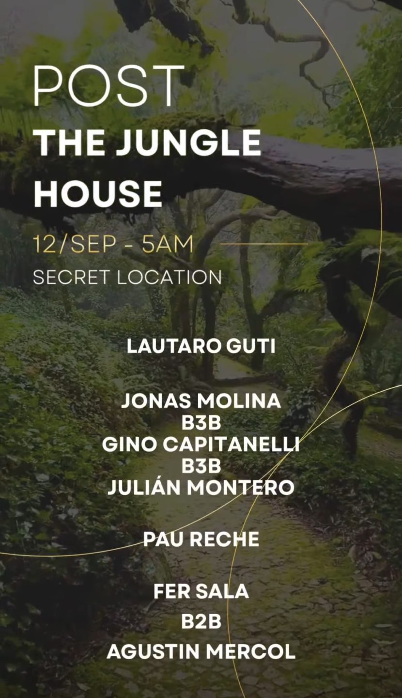 POST THE JUNGLE HOUSE